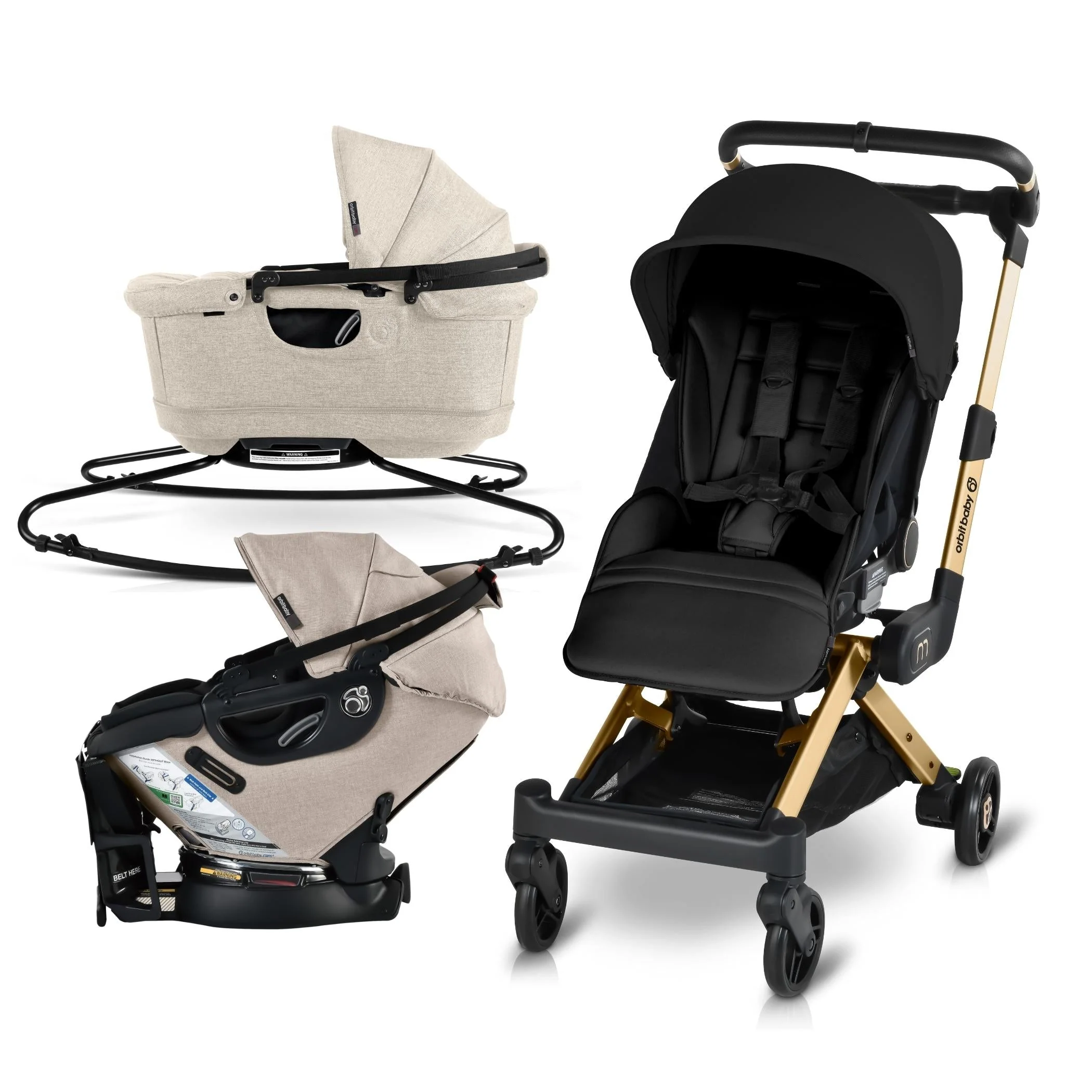 Orbit Baby M+ Stroll, Lounge, & Ride Travel System - Image 187