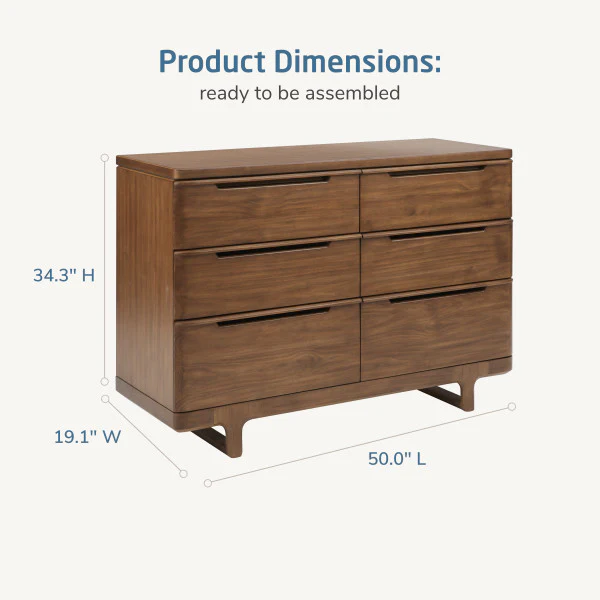 Maxi Cosi Embraced Forms 6-Drawer Dresser - Image 4