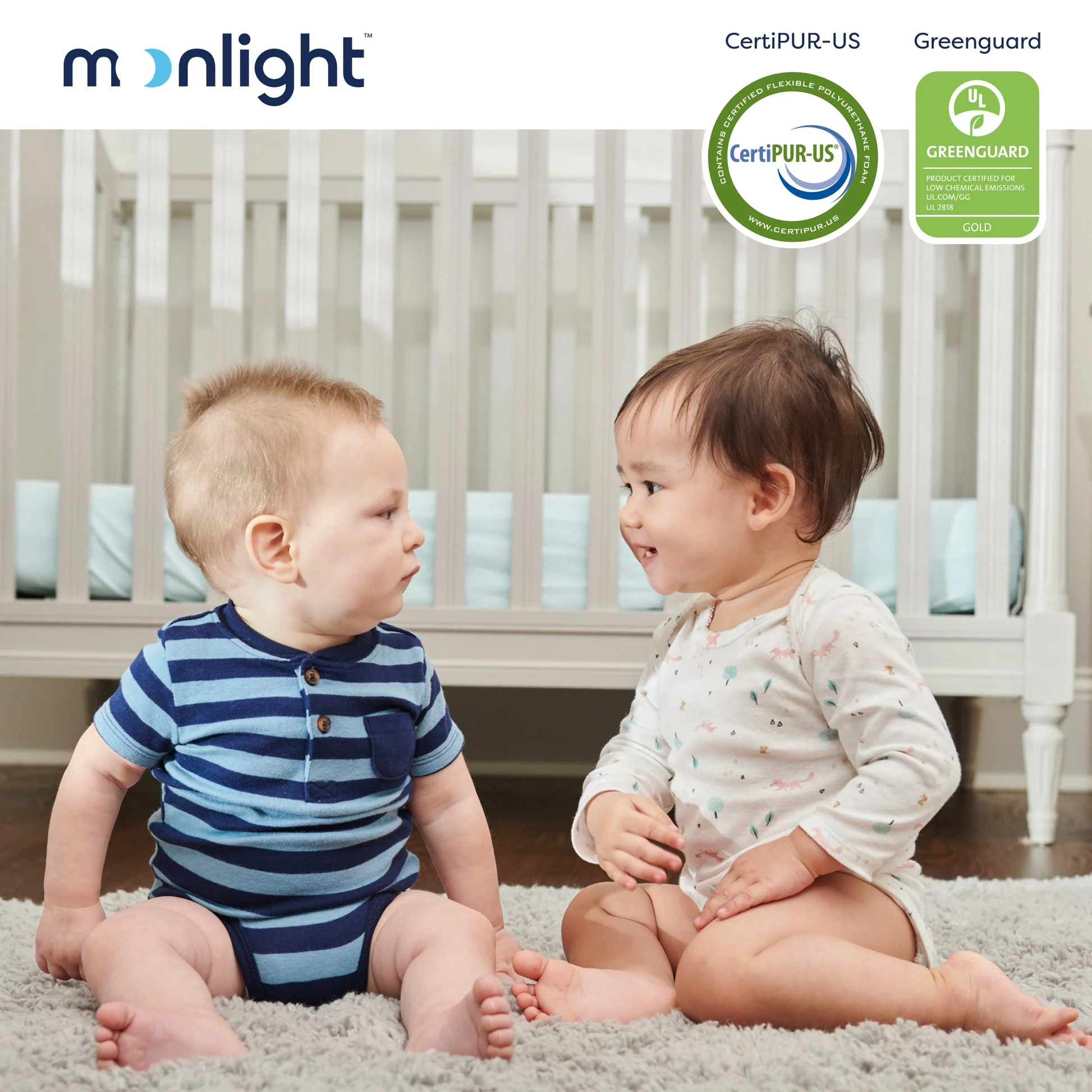 Moonlight Slumber Luxury Dreamer Crib Mattress - Image 2