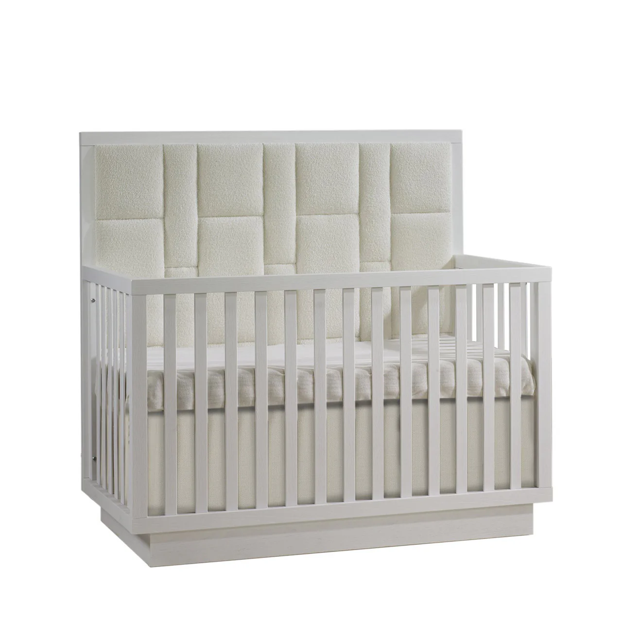 Natart Como Crib-To-Double With Upholstered Panel Boucle Beige - Image 2