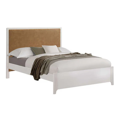 Natart Kyoto Double Bed (54") Low Profile footboard with Caramel Panel - Image 2