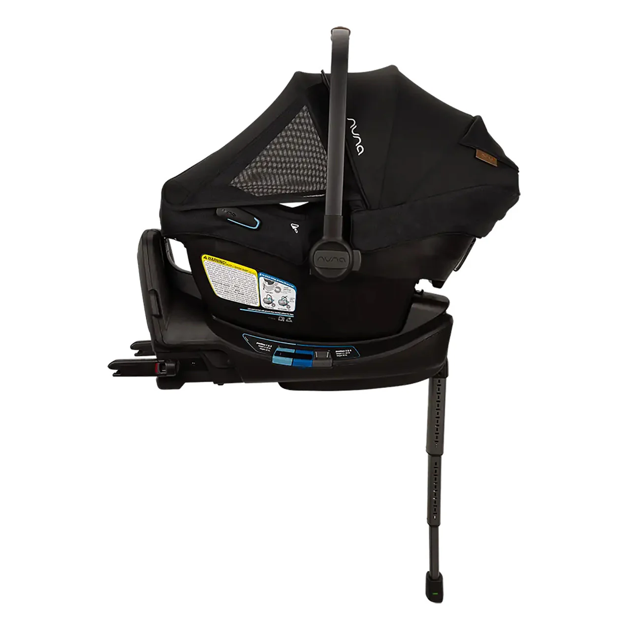 Nuna DEMI Next Travel System + PIPA Aire RX in Caviar - Image 4