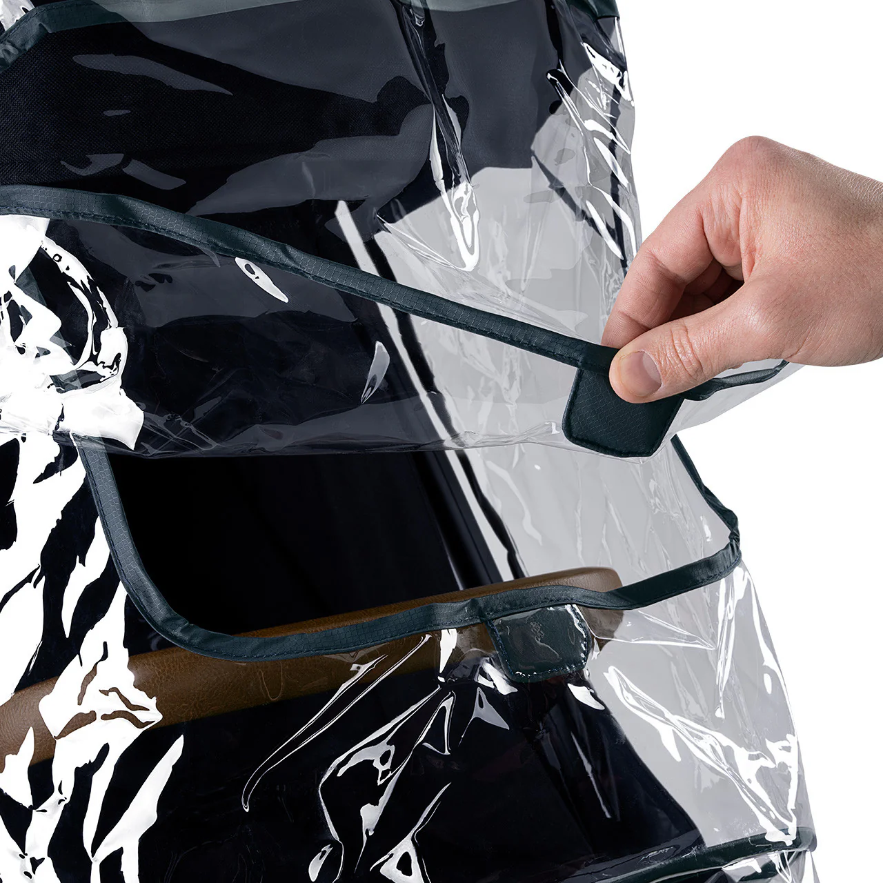 Nuna TRVL & TRVL LX Stroller Rain Cover - Image 3