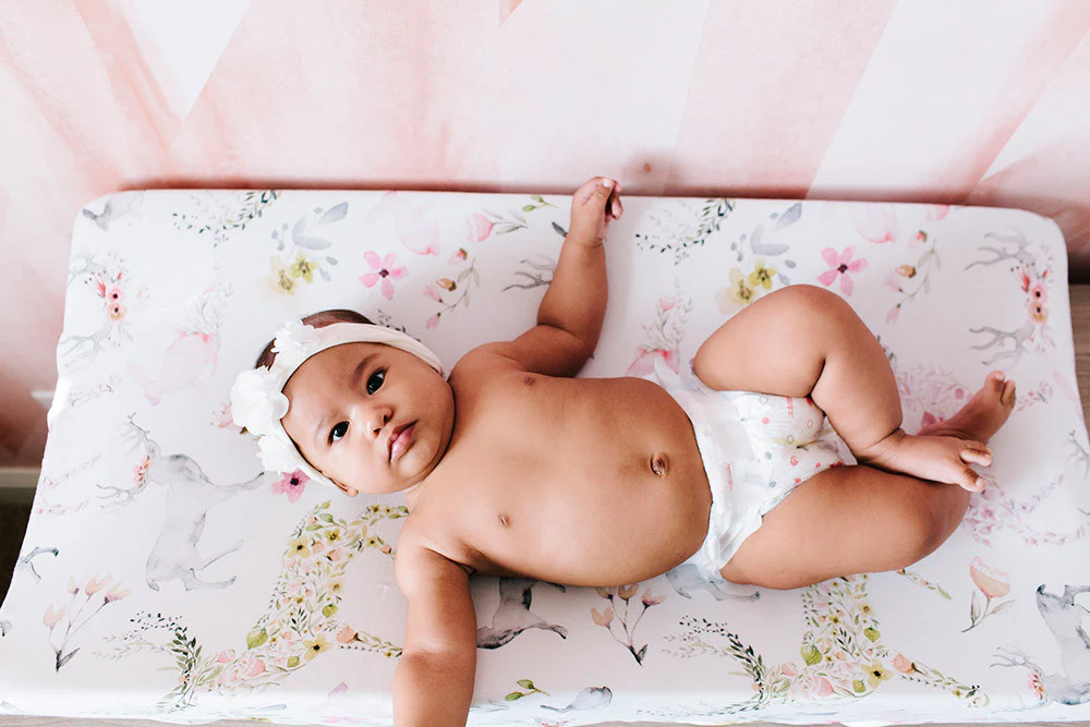 Oilo Fawn Jersey Changing Pad Cover - Image 3
