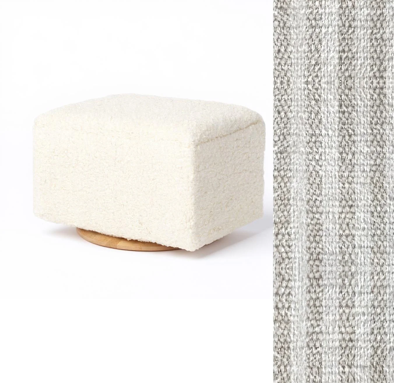 Oilo Ottoman Small Rectangle Wood Base - Image 5