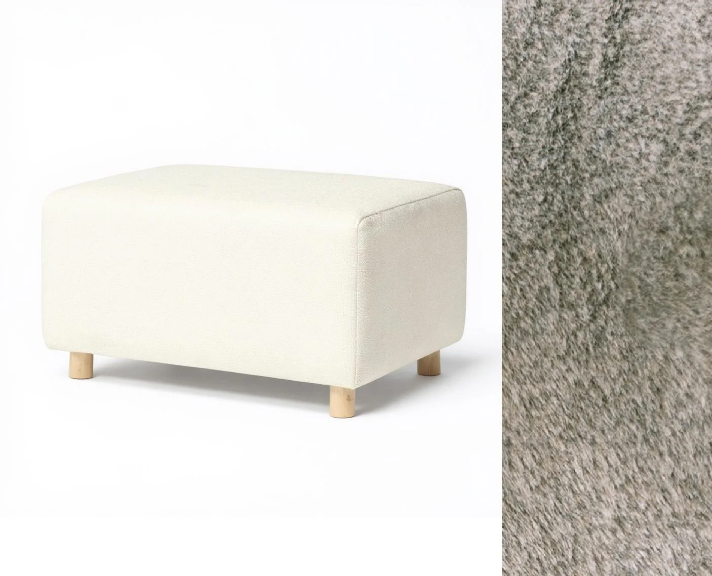 Oilo Ottoman Wide Rectangle Wood Base - Image 13
