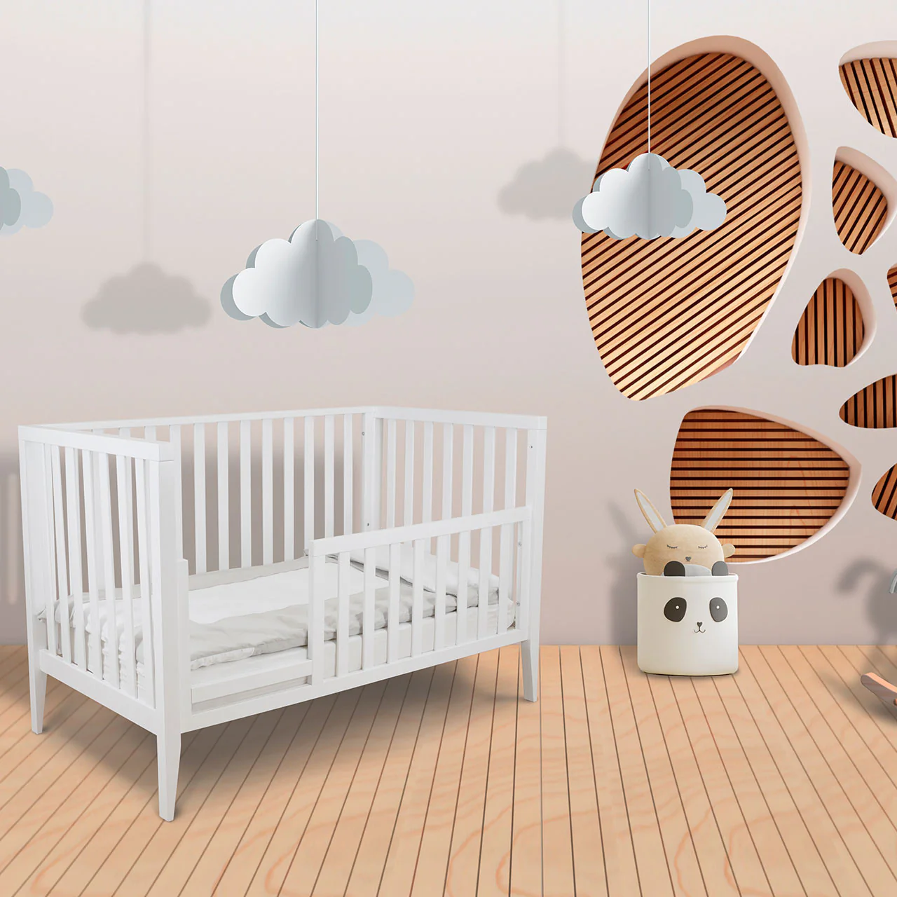 Pali Bernini Classico Crib in White - Image 6