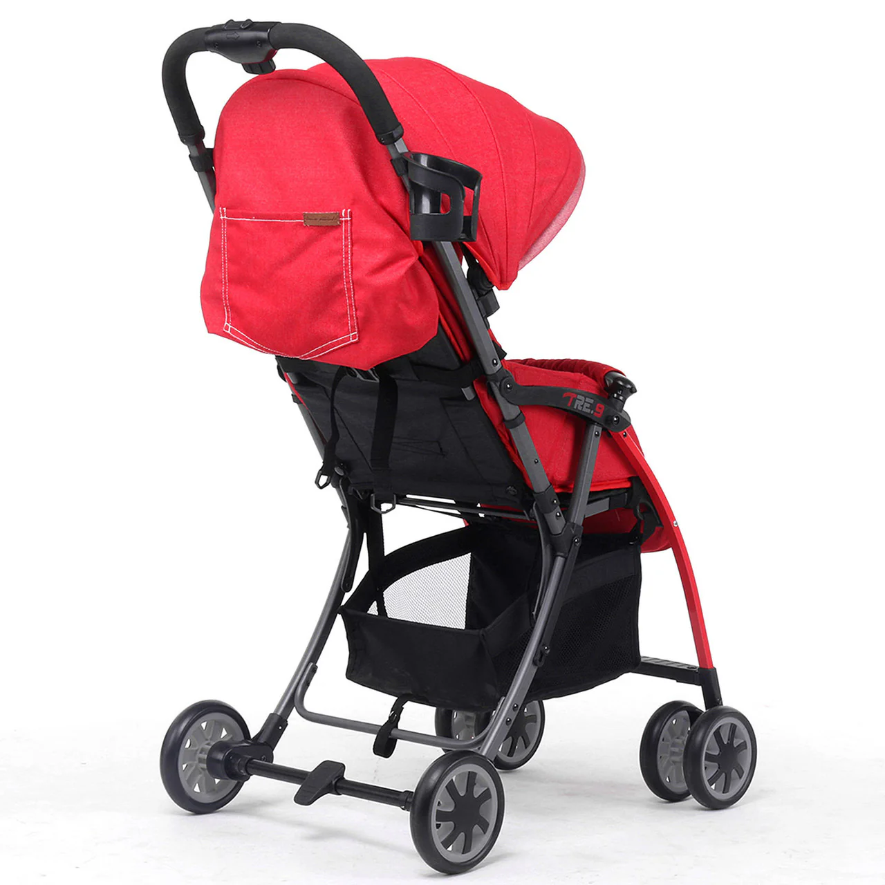 Pali Tre.9 Stroller Denim Attitude in Miami Red - Image 7