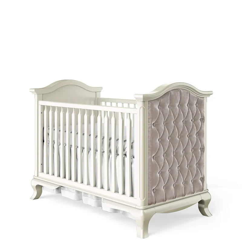 Romina Cleopatra Classic Crib w/ Tufted Sides - Image 7