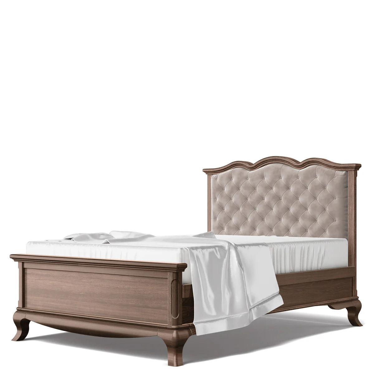 Romina Cleopatra Full Bed w/ Tufted Headboard - Image 12