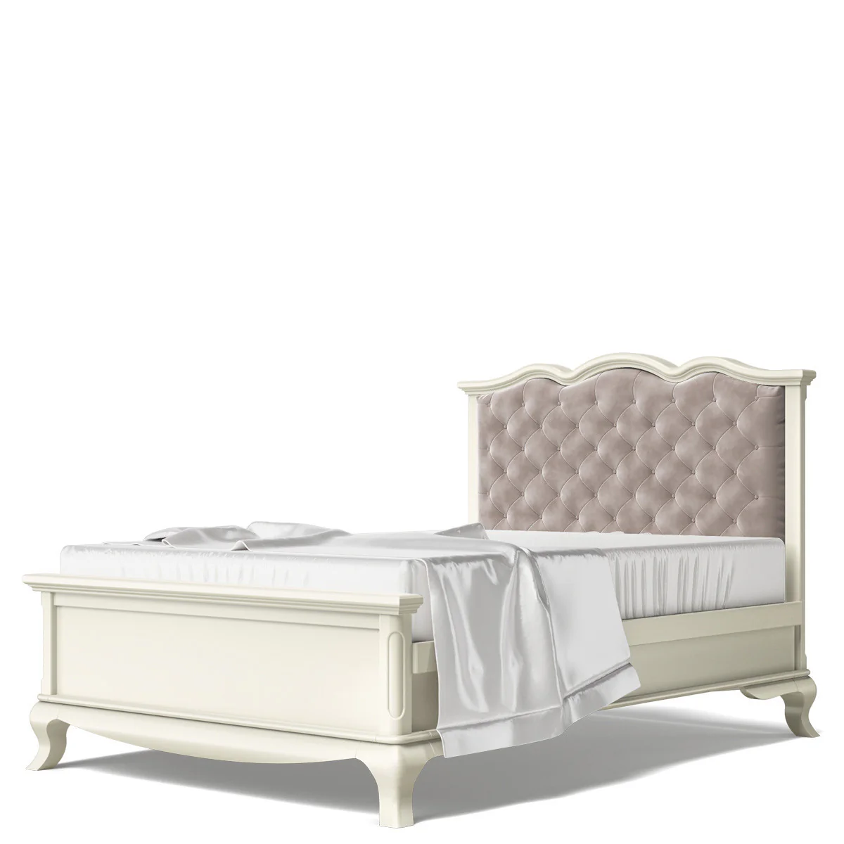 Romina Cleopatra Full Bed w/ Tufted Headboard - Image 18