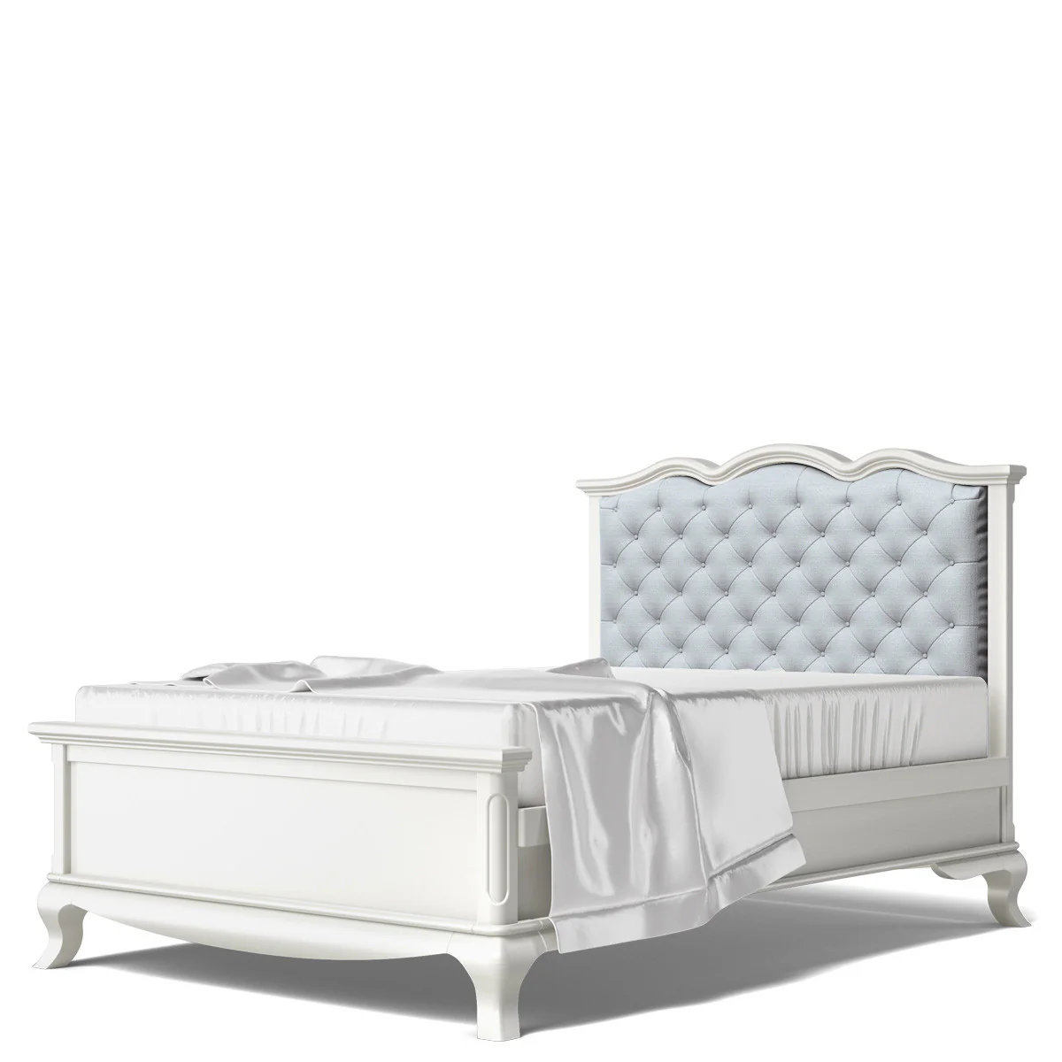 Romina Cleopatra Full Bed w/ Tufted Headboard - Image 3