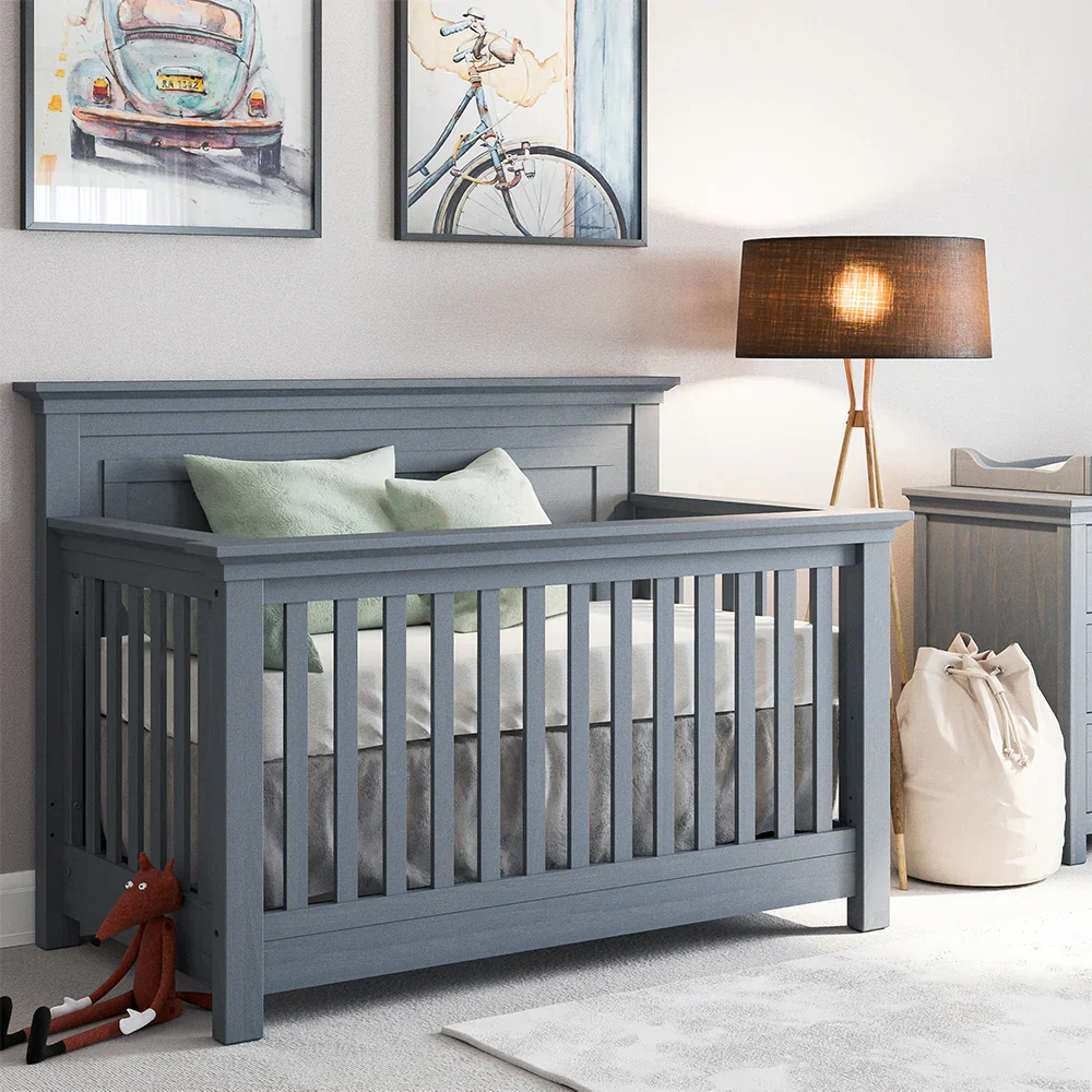 Romina Karisma Convertible Crib - Solid Panel - Image 12