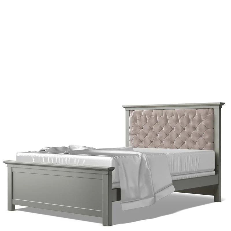 Romina Karisma Full Bed w/ Tufted Headboard - Image 5