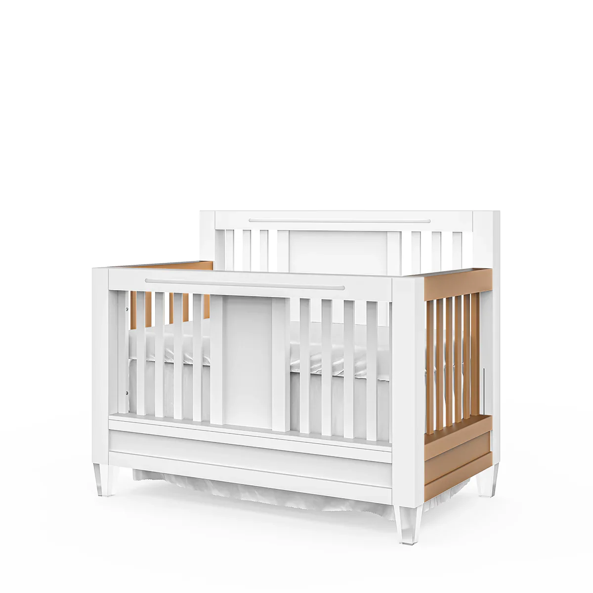 Romina Millenario Convertible Crib – Standard 2 Tone - Image 9