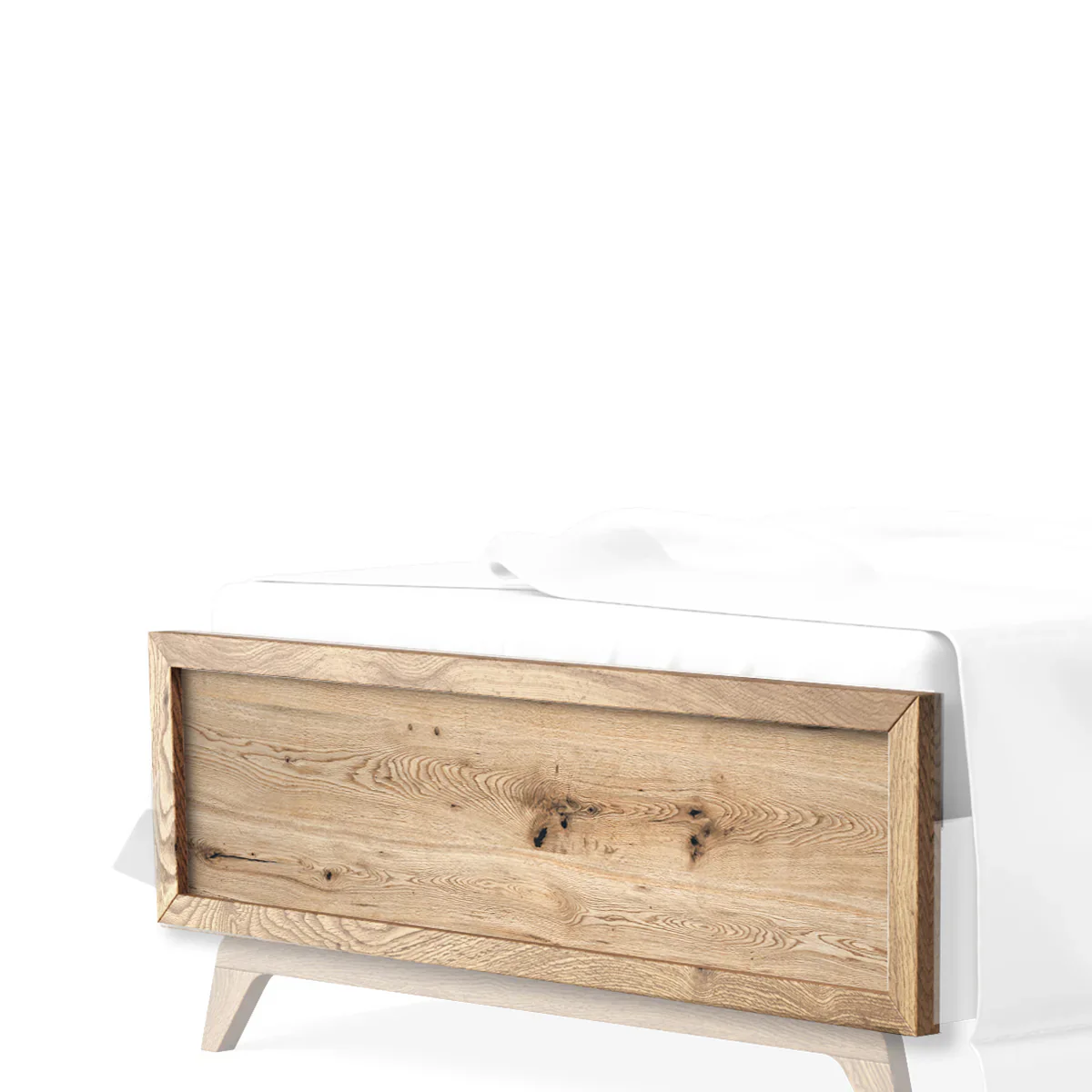 Romina Uptown Low Profile Footboard in Oak - Image 2