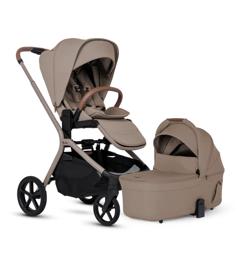 Silver Cross Breez Compact Stroller + Folding Bassinet Bundle - Image 3