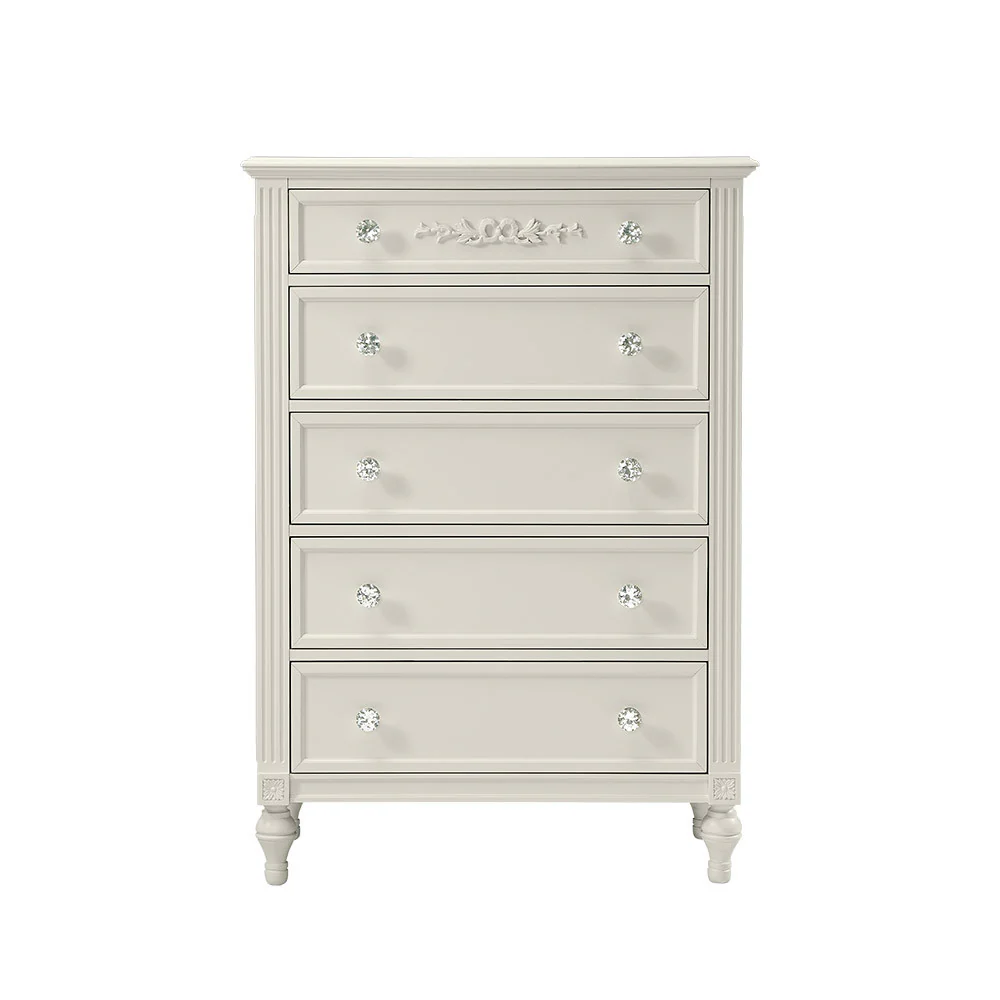 Stella Baby and Child Arya 5 Drawer Chest in Parchment - Image 3