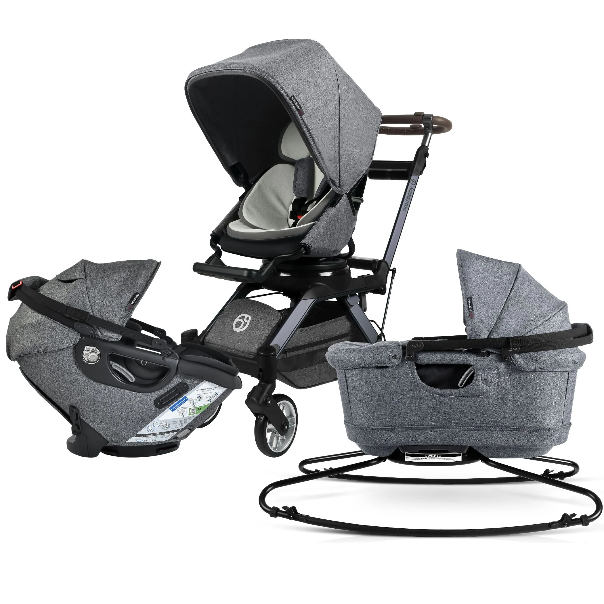 Orbit Baby Stroll, Lounge & Ride Travel System - Image 10