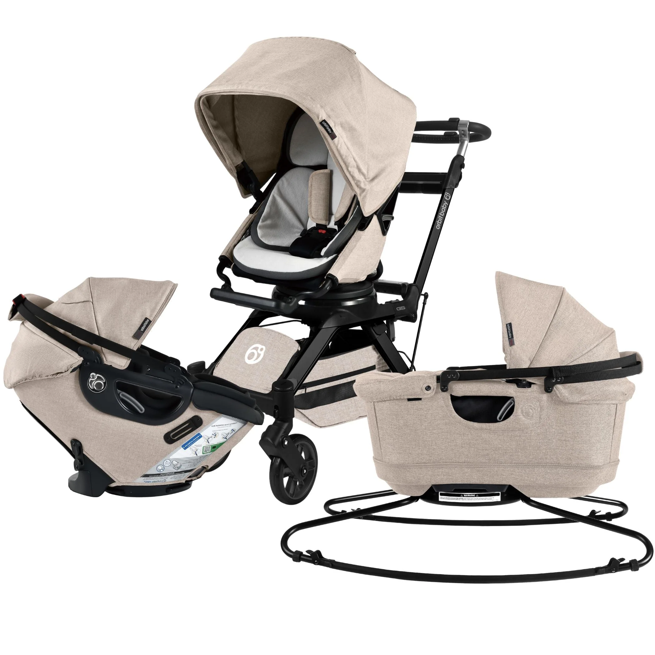 Orbit Baby Stroll, Lounge & Ride Travel System - Image 21
