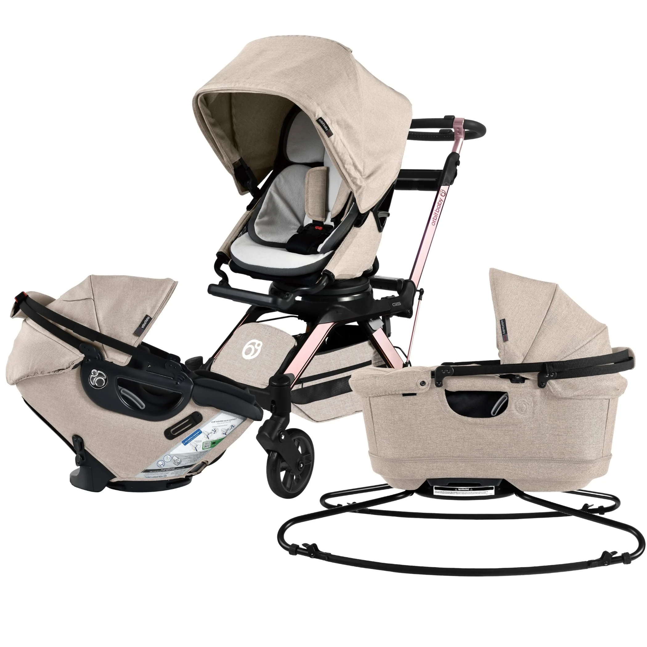 Orbit Baby Stroll, Lounge & Ride Travel System - Image 24