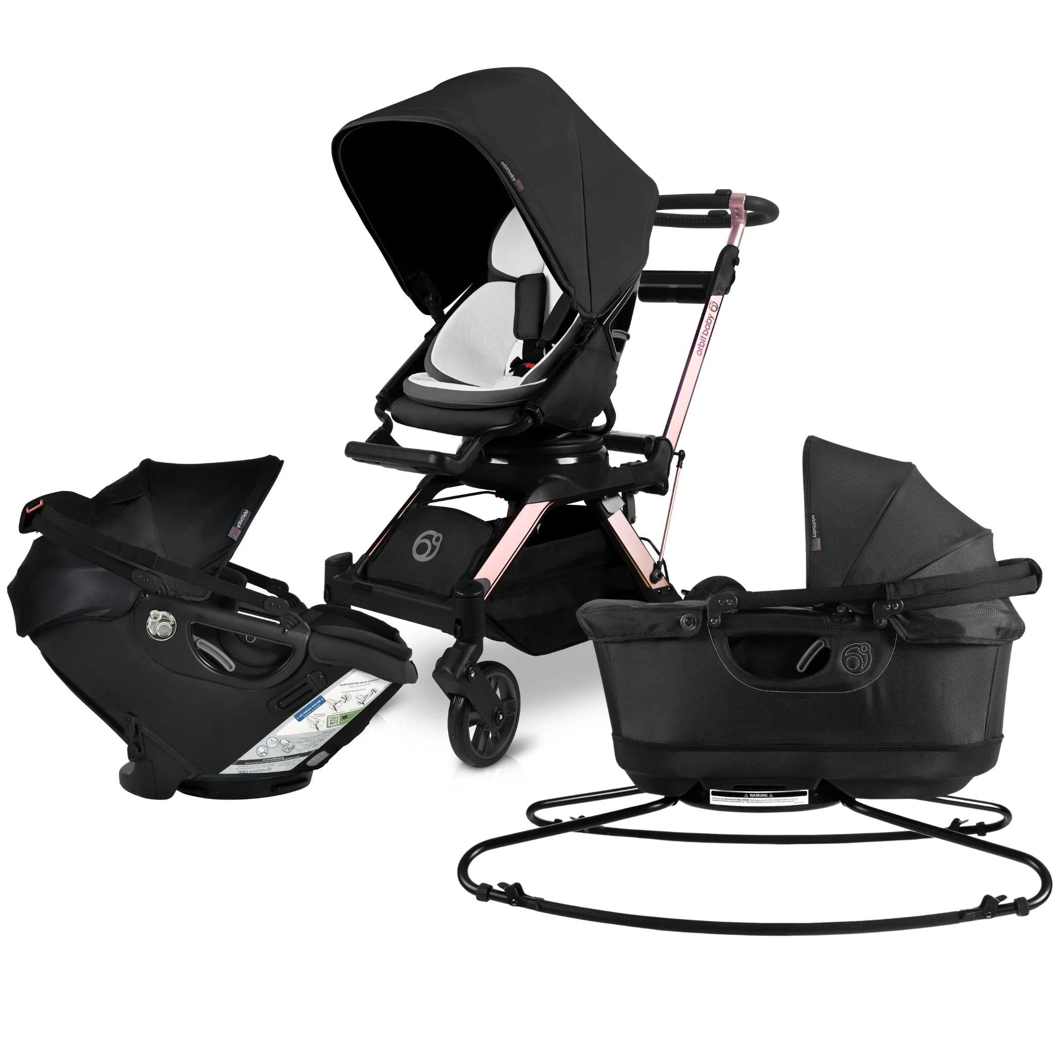 Orbit Baby Stroll, Lounge & Ride Travel System - Image 4