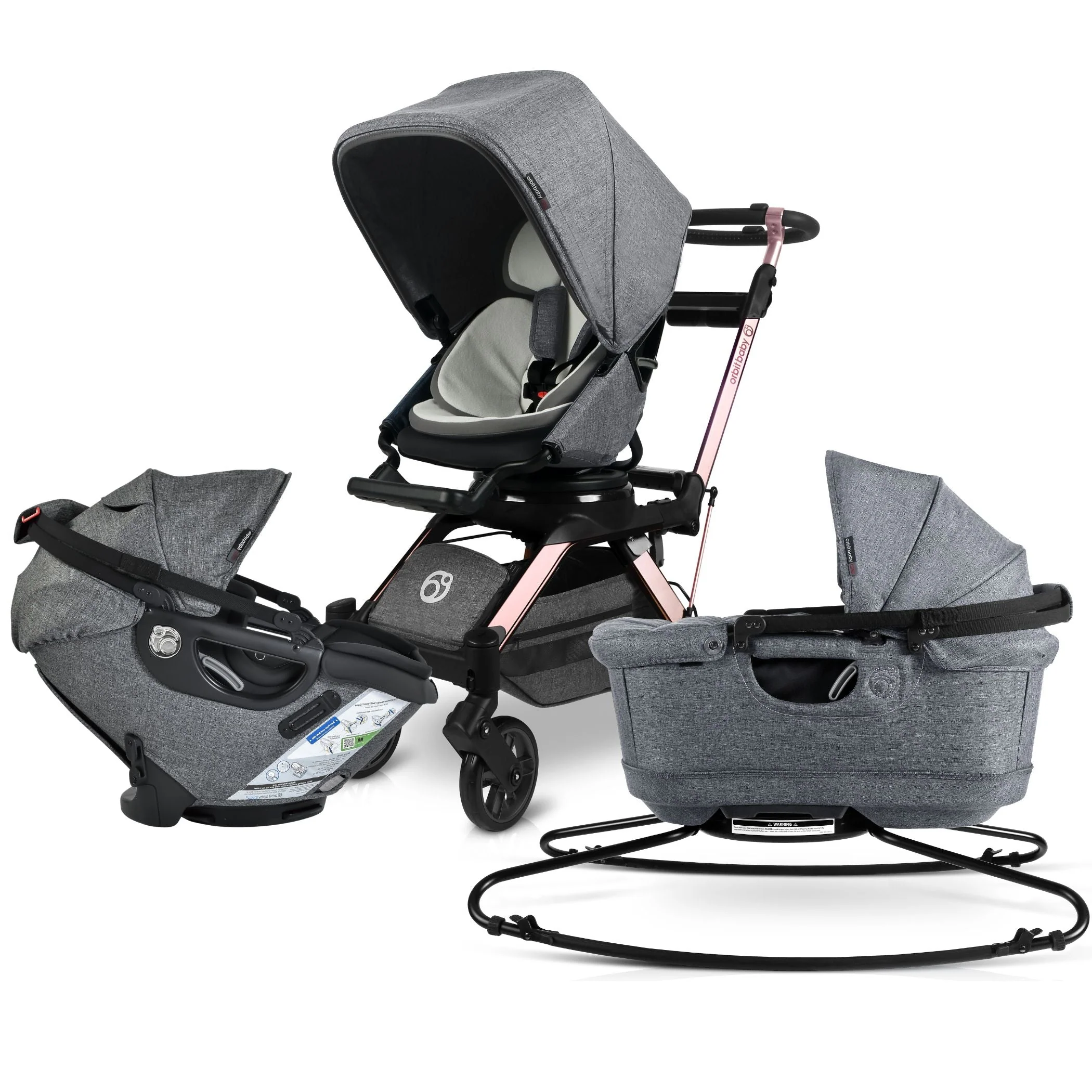 Orbit Baby Stroll, Lounge & Ride Travel System - Image 9