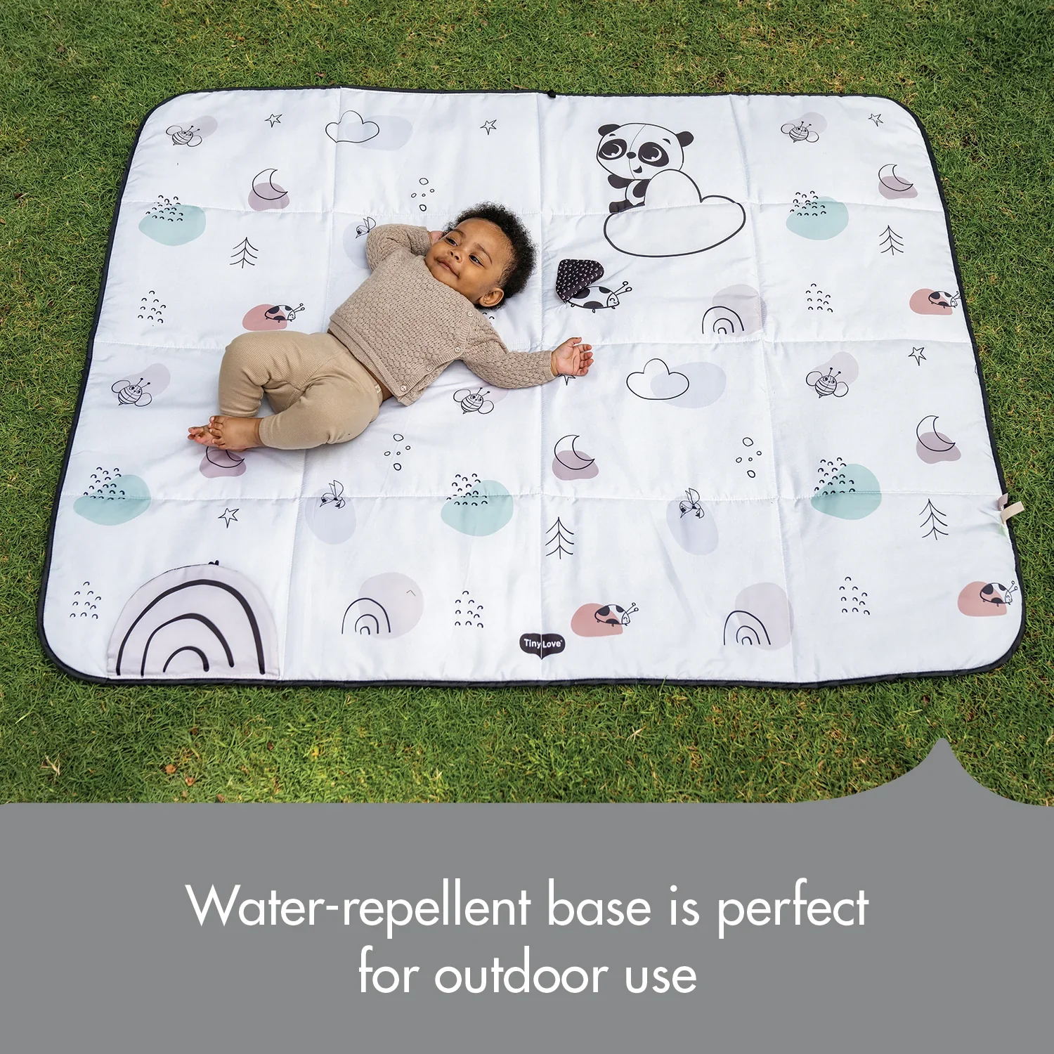 Tiny Love Black & White XL Outdoor Picnic Mat - Image 6