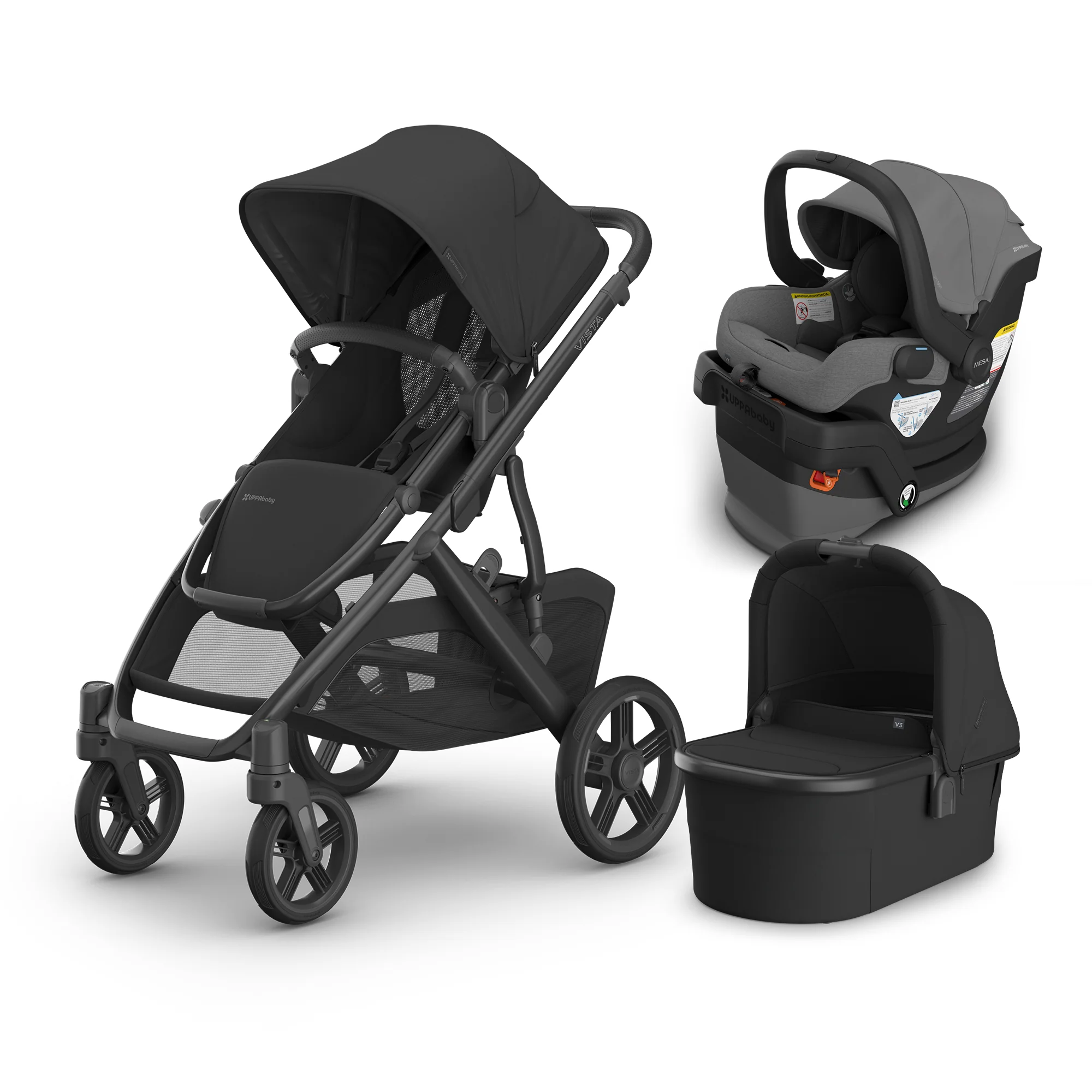 UPPAbaby Vista V3 From Birth Complete Travel System (Stroller + Mesa V3 Infant Car Seat + Bassinet V3) - Image 182
