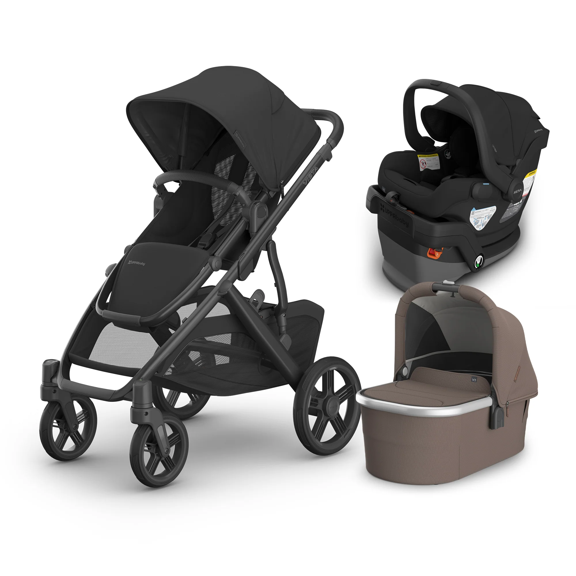 UPPAbaby Vista V3 From Birth Complete Travel System (Stroller + Mesa V3 Infant Car Seat + Bassinet V3) - Image 201