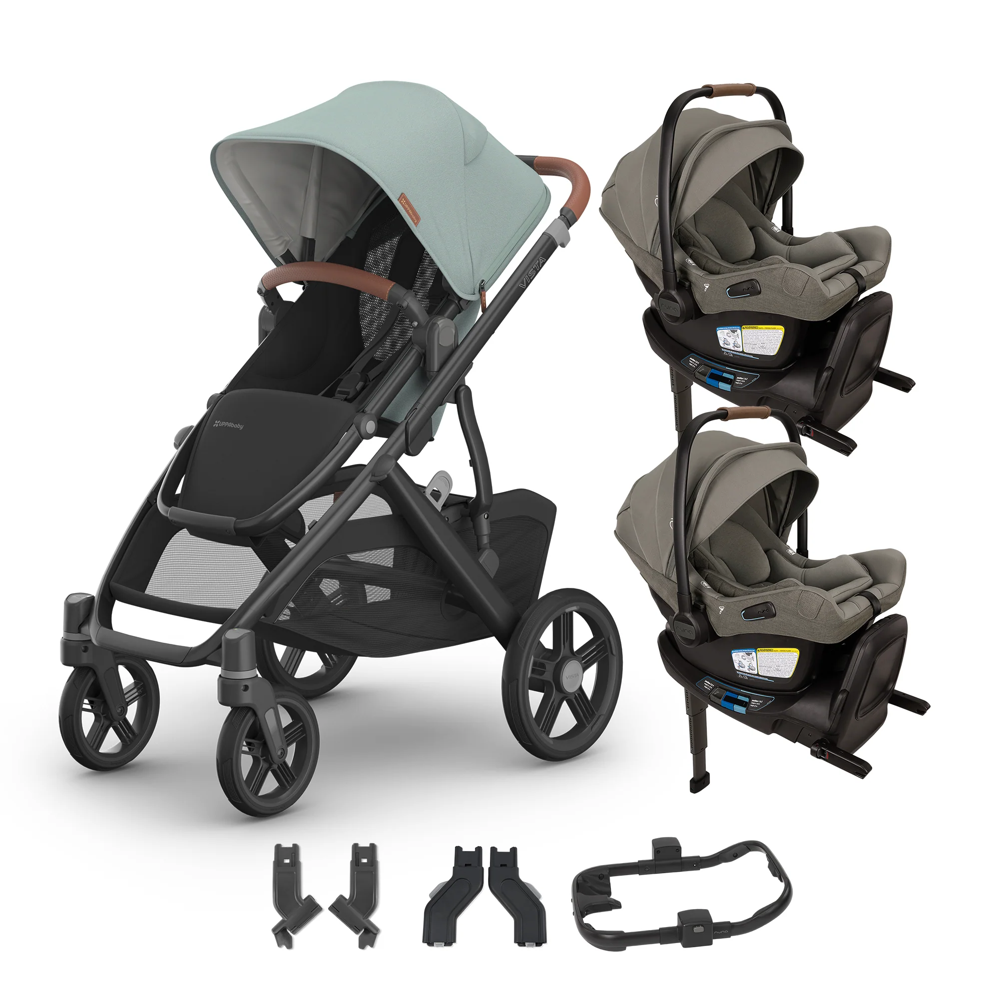 UPPAbaby Vista V3 + Nuna Pipa Aire RX Twin Travel System - Image 39