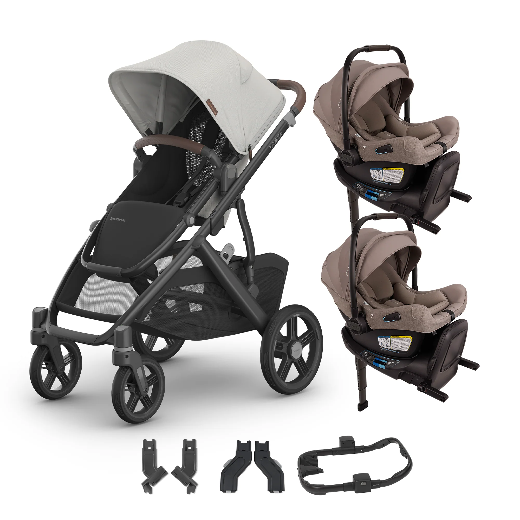 UPPAbaby Vista V3 + Nuna Pipa Aire RX Twin Travel System - Image 45