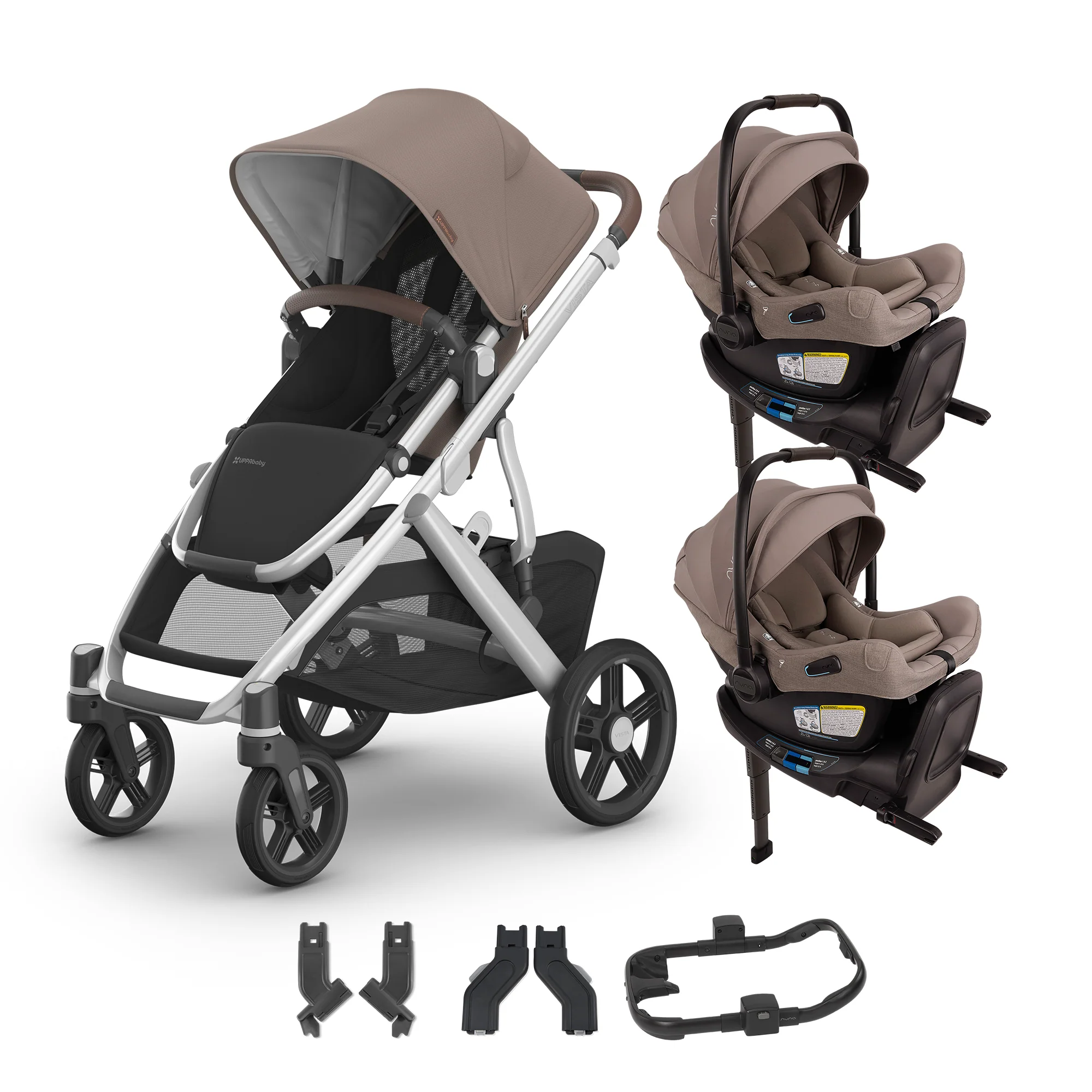 UPPAbaby Vista V3 + Nuna Pipa Aire RX Twin Travel System - Image 52