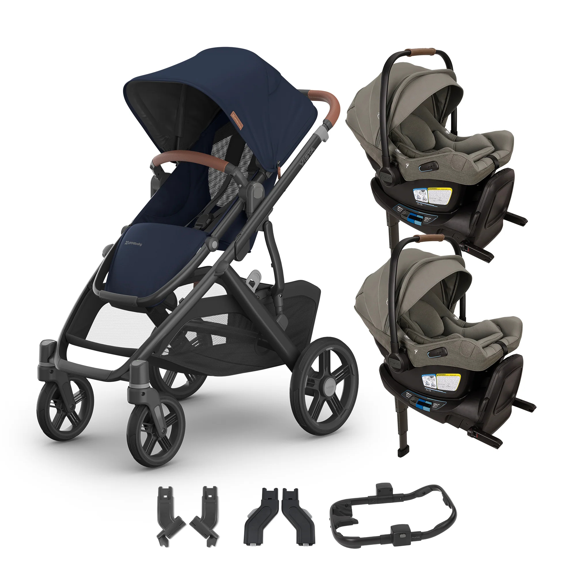 UPPAbaby Vista V3 + Nuna Pipa Aire RX Twin Travel System - Image 60