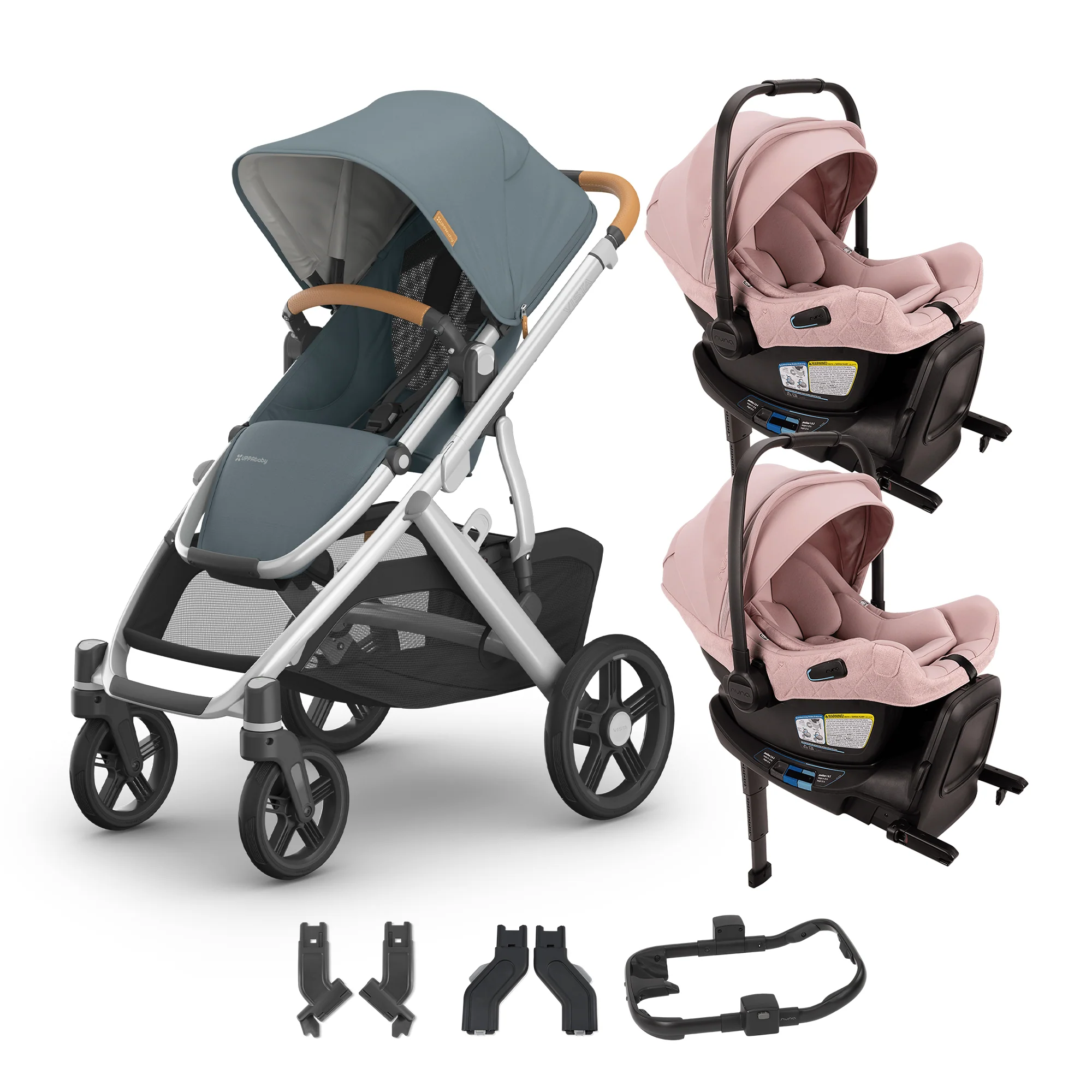 UPPAbaby Vista V3 + Nuna Pipa Aire RX Twin Travel System - Image 7