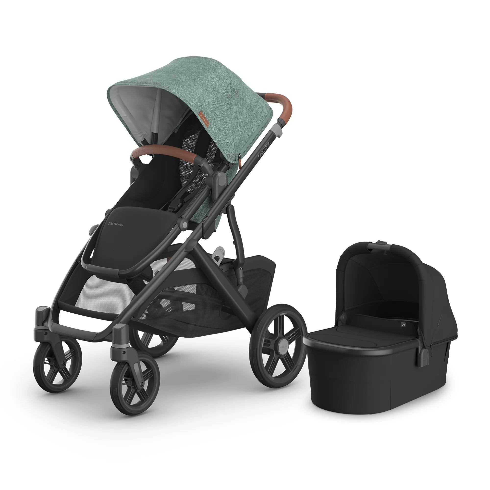 UPPAbaby Vista V3 From Birth Single Bundle (Stroller + Bassinet) - Image 29