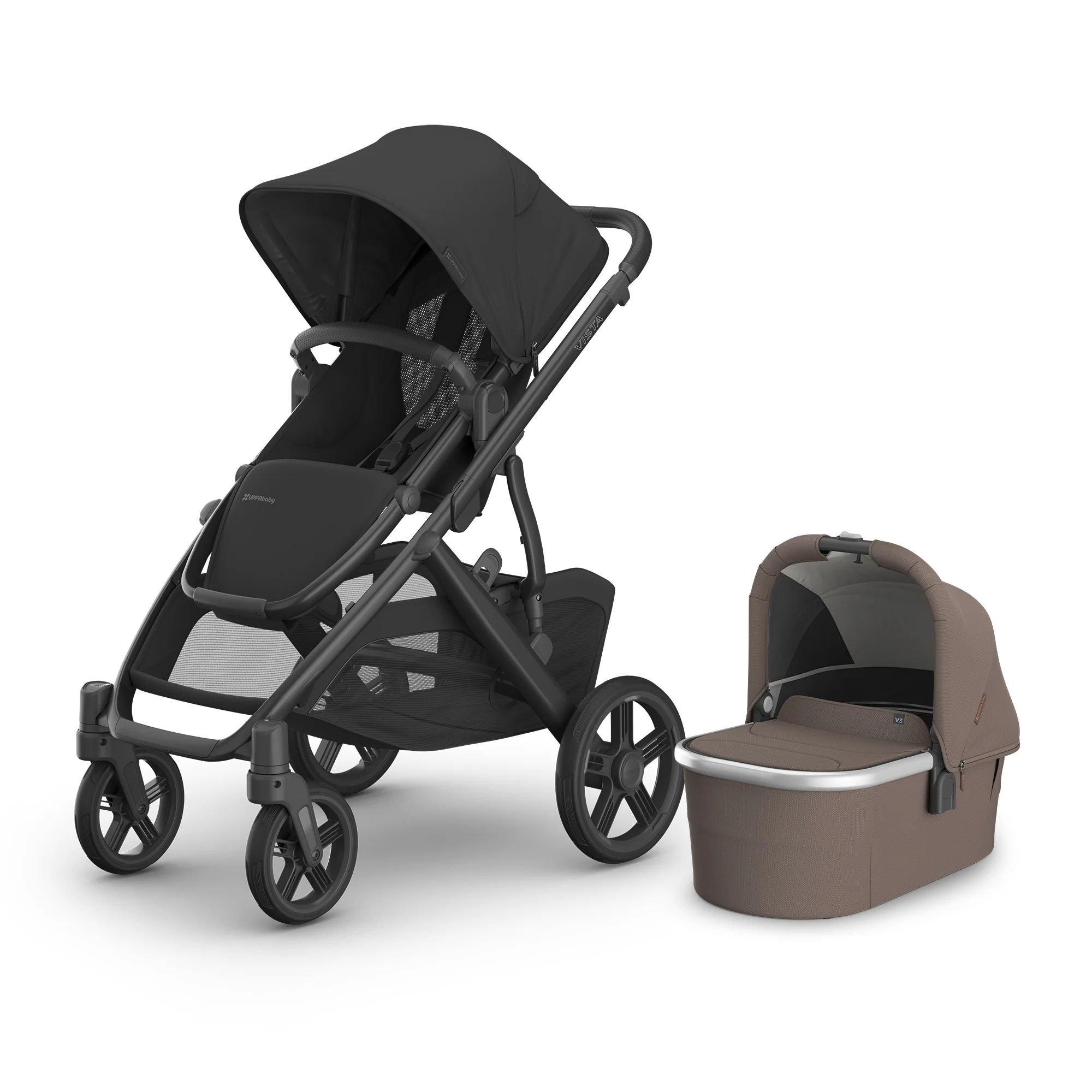 UPPAbaby Vista V3 From Birth Single Bundle (Stroller + Bassinet) - Image 40