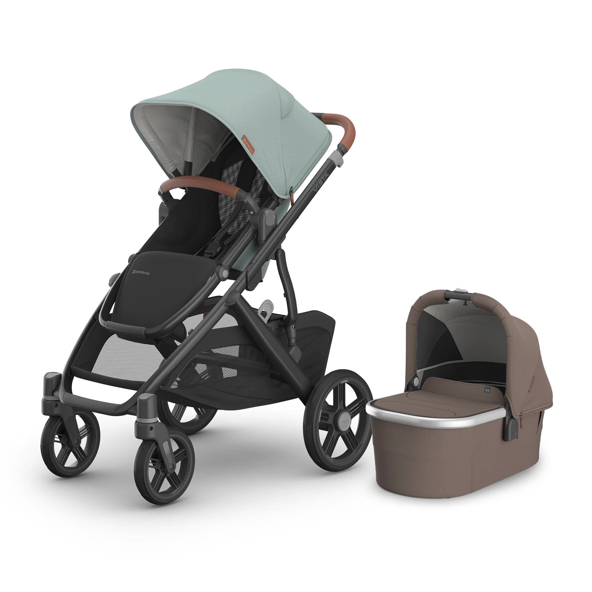 UPPAbaby Vista V3 From Birth Single Bundle (Stroller + Bassinet) - Image 48