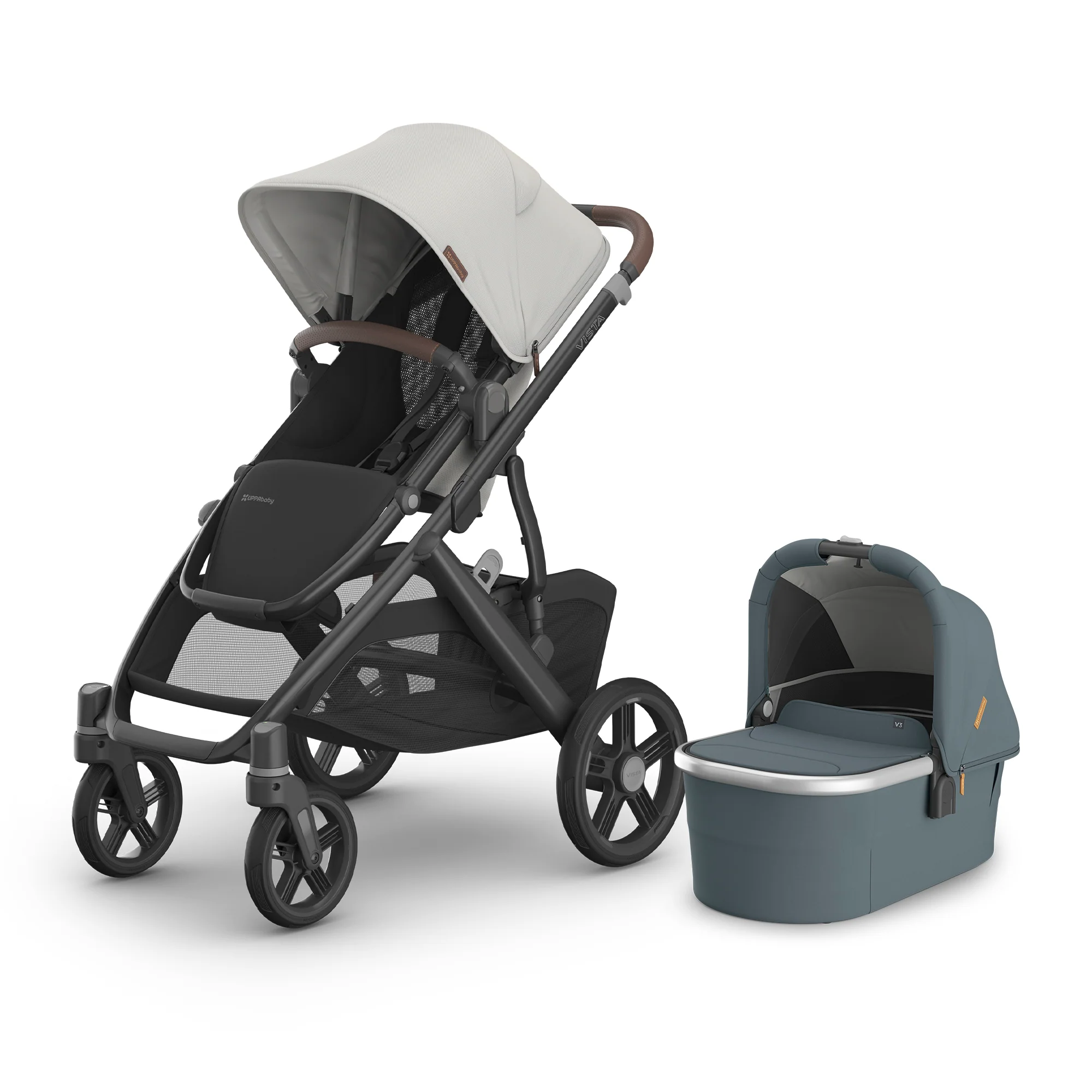 UPPAbaby Vista V3 From Birth Single Bundle (Stroller + Bassinet) - Image 49