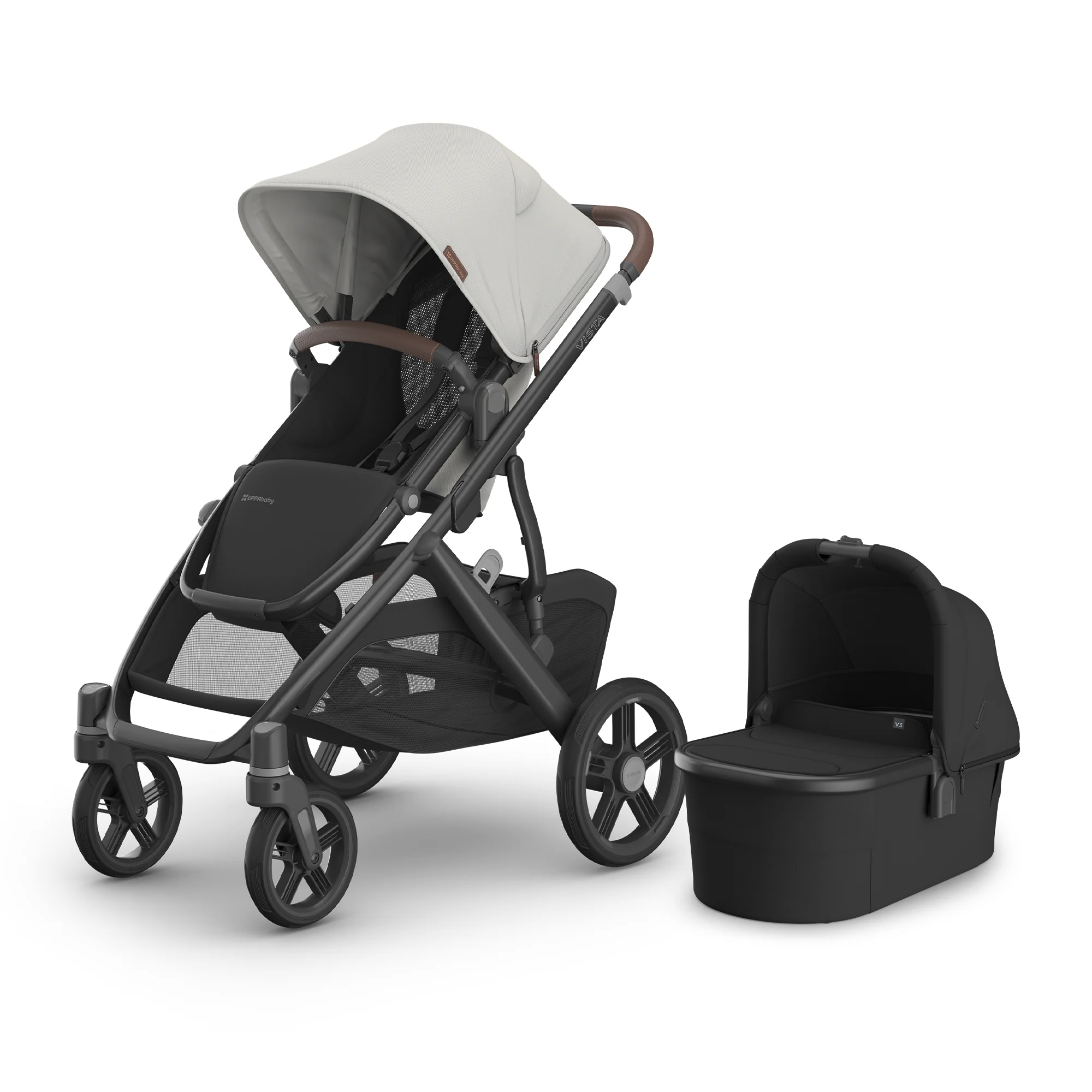 UPPAbaby Vista V3 From Birth Single Bundle (Stroller + Bassinet) - Image 53