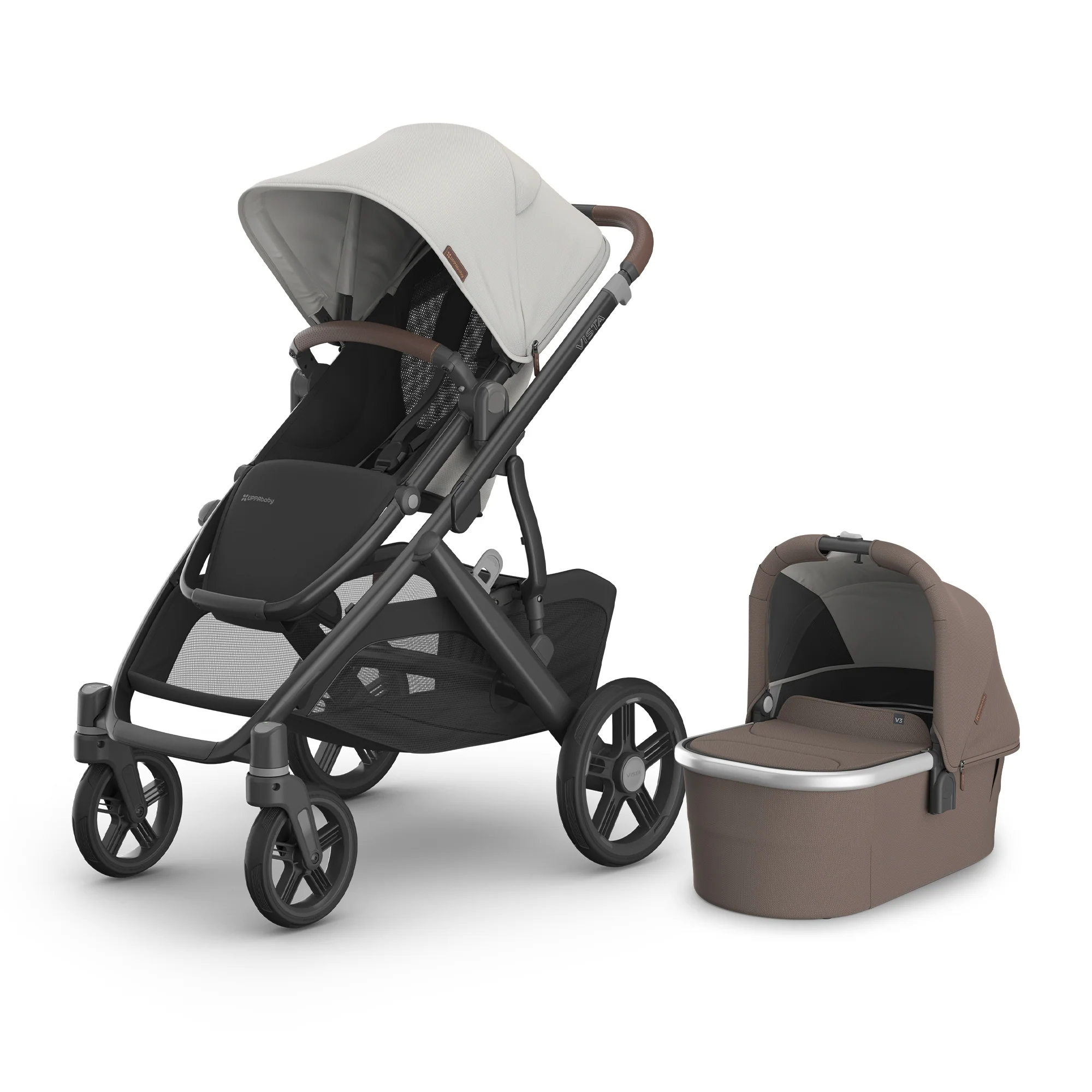 UPPAbaby Vista V3 From Birth Single Bundle (Stroller + Bassinet) - Image 56