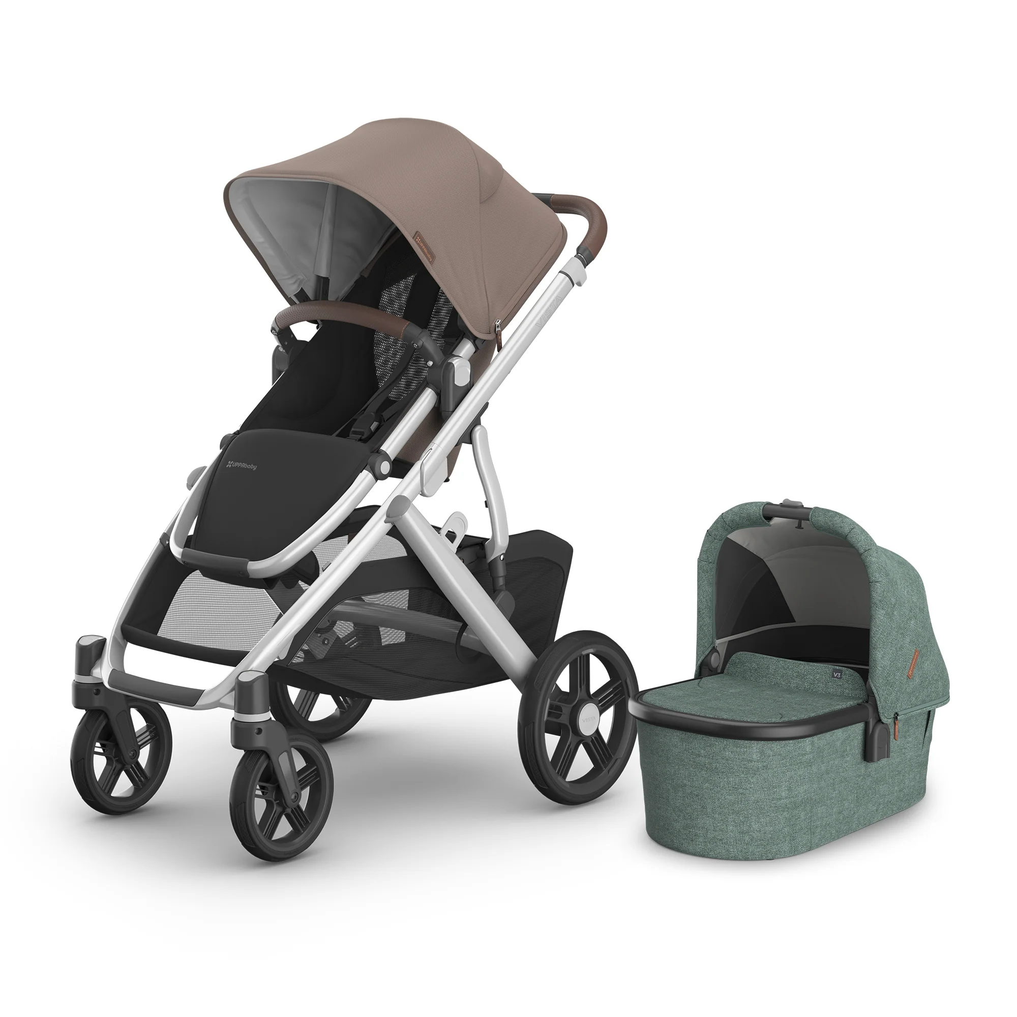 UPPAbaby Vista V3 From Birth Single Bundle (Stroller + Bassinet) - Image 60