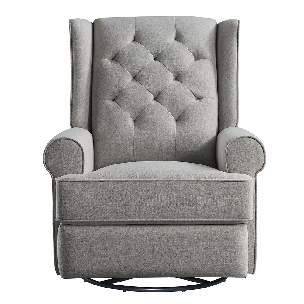 Westwood Amelia Power Swivel, Glider, Recliner with USB Ports in Charcoal - Image 5