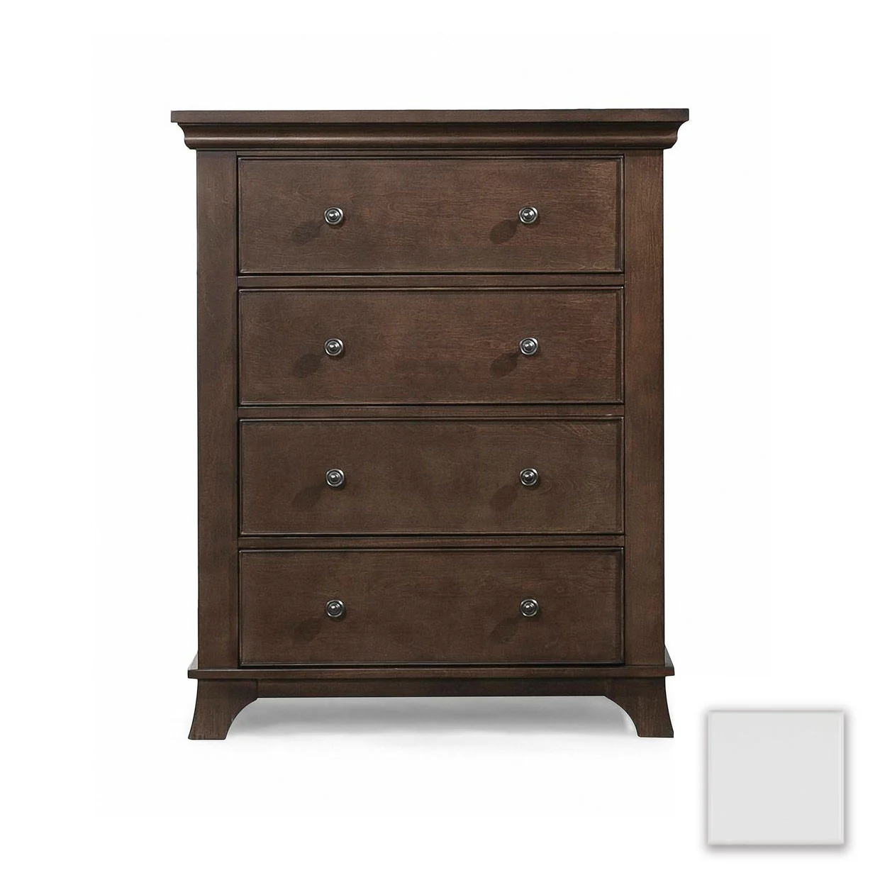 Westwood Kensington Collection 4 Drawer Dresser in White