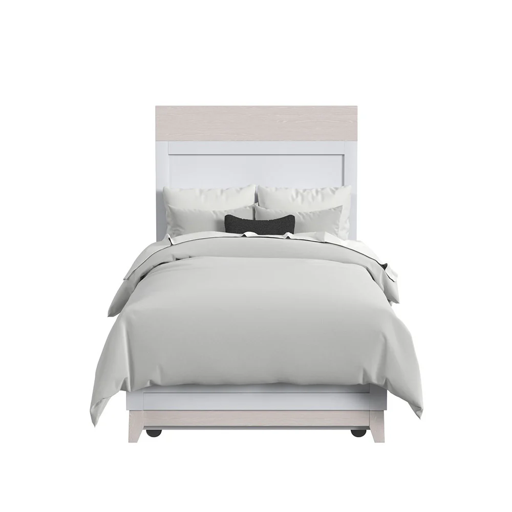 Westwood Rowan Youth Complete Twin Bed in Ash Linen - Image 4