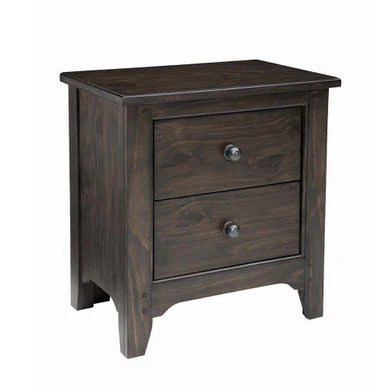 Westwood Taylor Collection 2 Drawer Nightstand in River Rock - Image 2