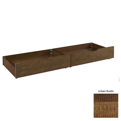 Westwood Urban Rustic Youth Under Bed Storage Drawer (2) In Brushed Wheat - Image 2