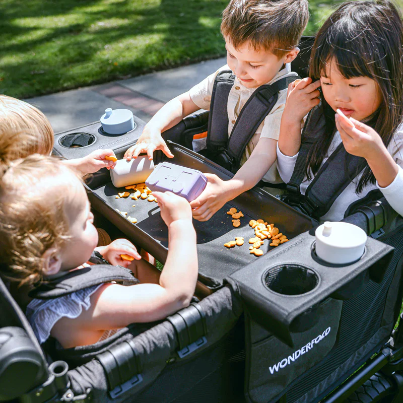 WonderFold Flex Snack Tray For L2 - Black - Image 5