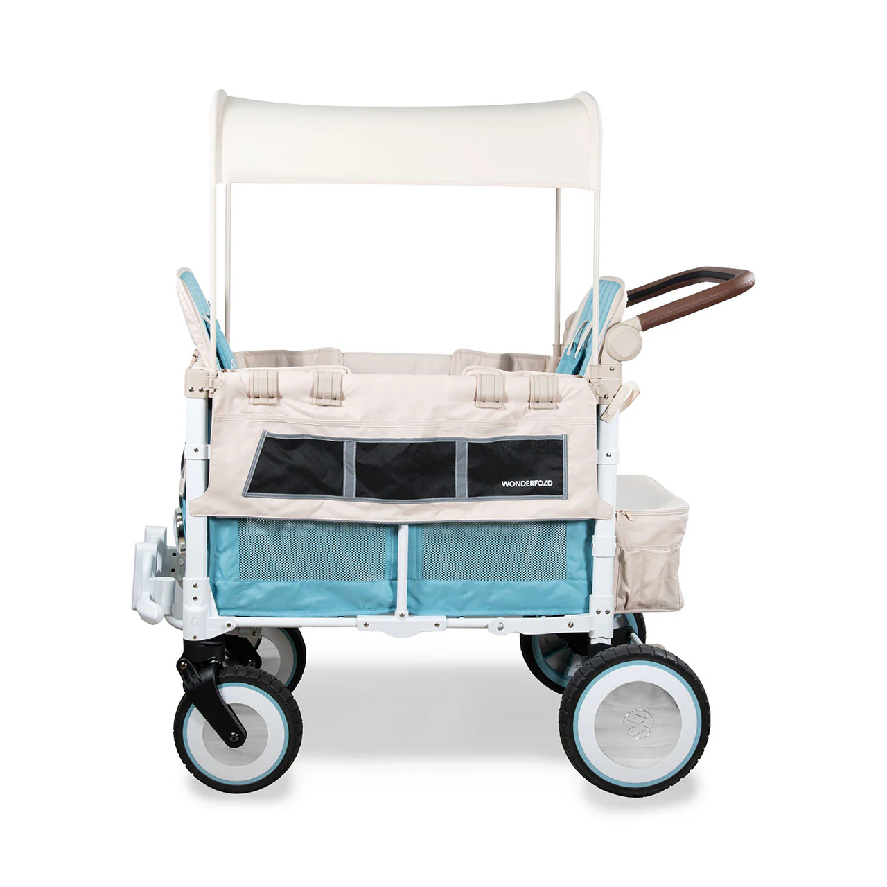WonderFold VW2 Volkswagon Stroller Wagon in Bondi Blue - Image 7
