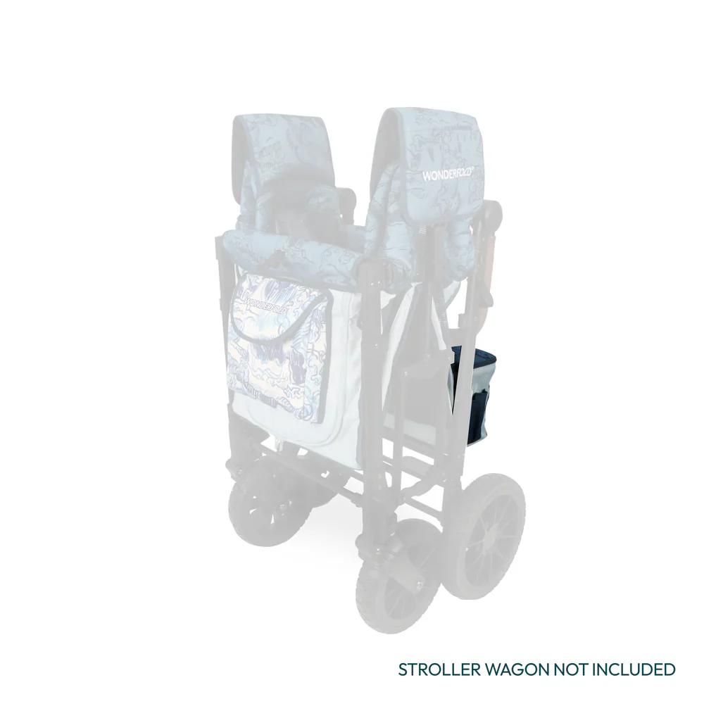 WonderFold W4 Elite Luxe Rear Basket Fabric - Van Gogh Sketches - Image 3